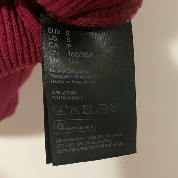 American Eagle Women's Tight Knit Cropped Shirt - Picture 3 of 4